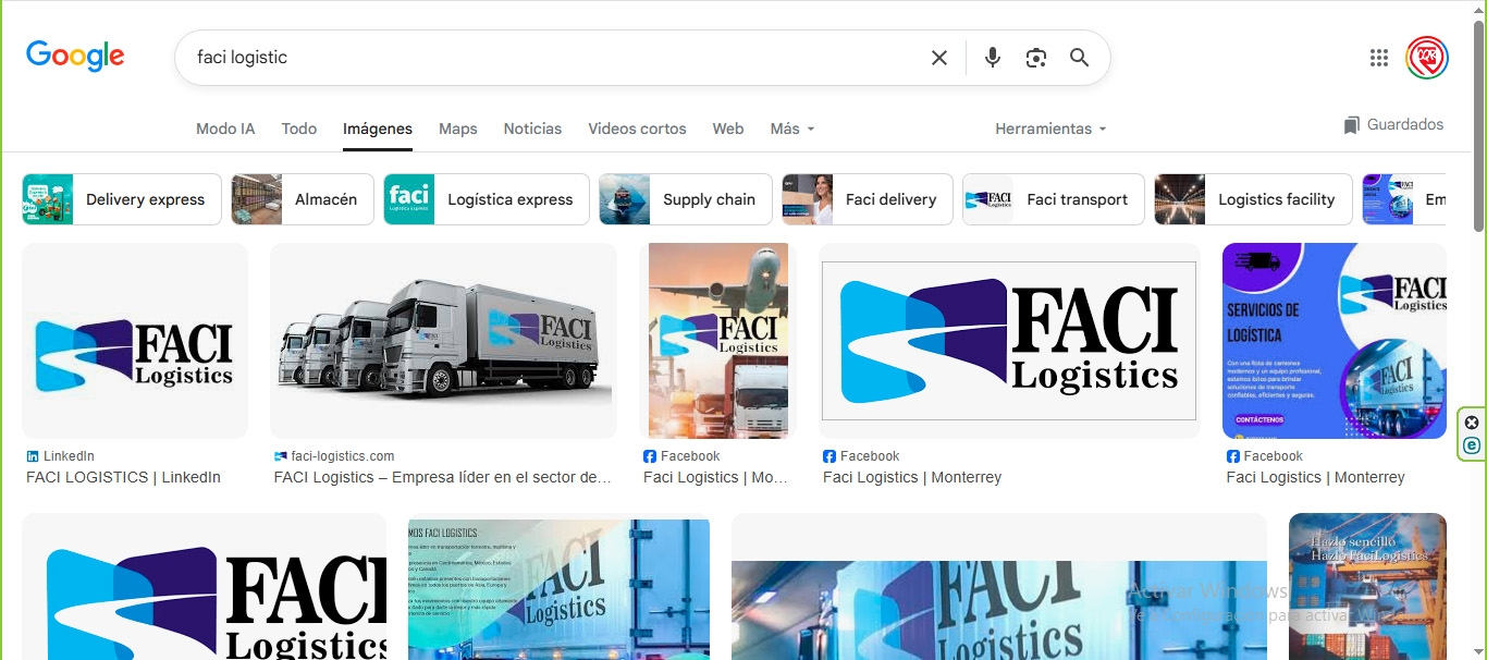Faci Logistics en búsquedas